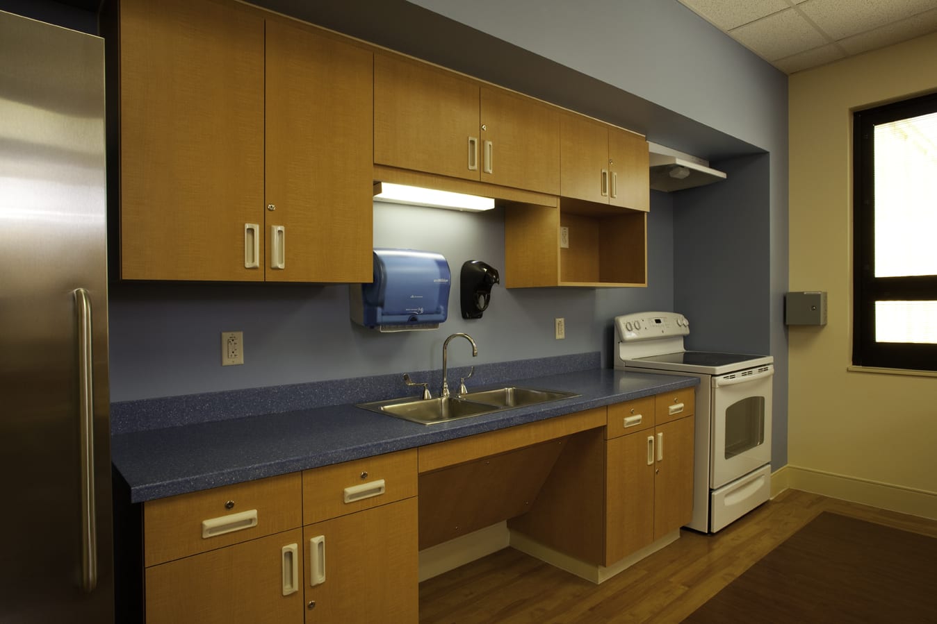Kitchen area at Willow Springs Center